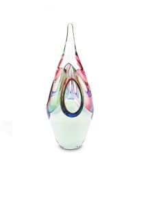 Crystal glass ornament keepsake urn 'Symphony'