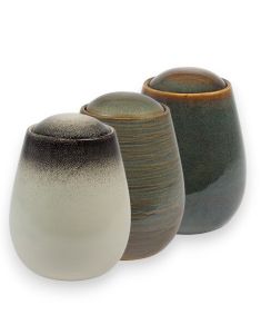 Affordable ceramic urn 'Meteora' in various colours