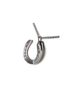 Silver (925) Ash Pendant Horseshoe