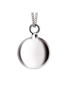 Ash pendant Silver Round / Ball