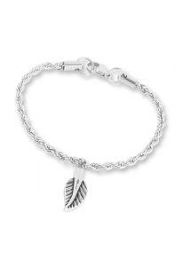 Cremation ash bracelet