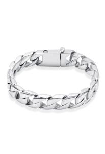 Stainless steel cremation ashes bracelet