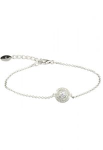 Calfskin ashes bracelet (925 sterling silver)