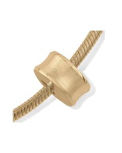 Gold memorial ashes charm/bead