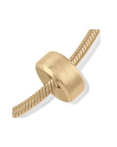 Gold memorial ashes charm/bead