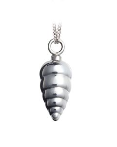 Ash jewel pendant Silver Shell