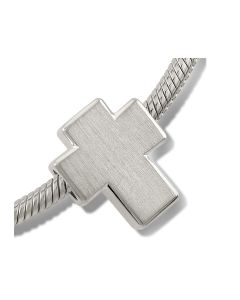 Memorial ashes charm/bead 'Cross'