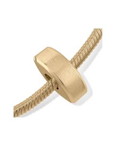 Gold memorial ashes charm/bead