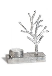 Sculpture Cremation Urn 'Forever in my mind' with candle holder