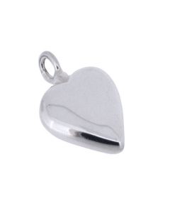 Memorial jewelry heart silver