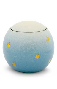 Baby urn star light blue