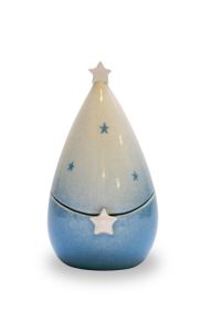 Baby urn star dark blue