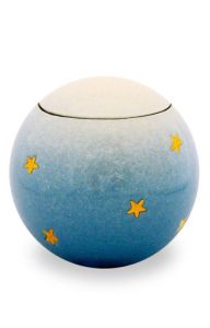 Baby urn star light blue