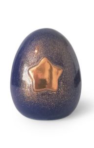 Handmade baby cremation urn 'Golden star'
