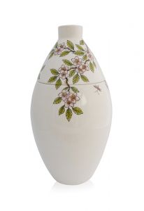 Hand painted keepsake urn 'Blossem'