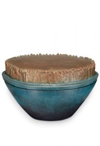 Bronze design cremation ashes urn (without sockle)