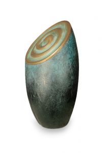 Bronze design funeral urn 'Grain of wheat' (without sockle)
