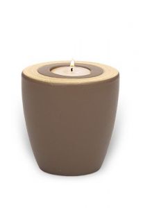 Candle holder keepsake urn for ashes 'Luna'