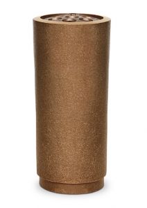 Memorial vase bronze with screws