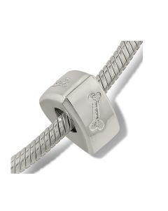 Pet ashes charm/bead 'Knuckle bone'
