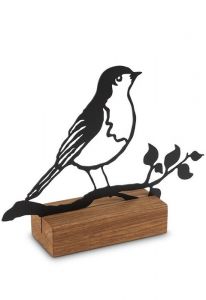 Memorial sculpture with ash compartment ‘Robin’