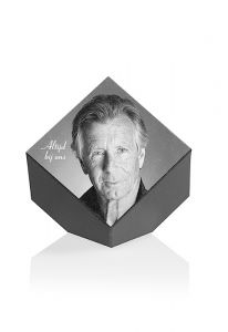 Granite photo block with laser engraving 'Square'