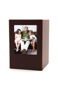 Photo frame urn box