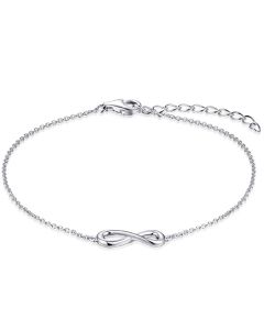 Silver memorial bracelet Infinity