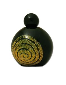 Glass cremation urn Circle of life