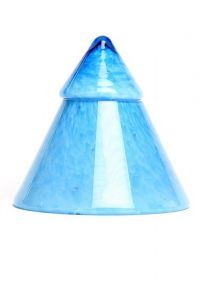 Glass Memorial Keepsake Urn – Pyramid Design