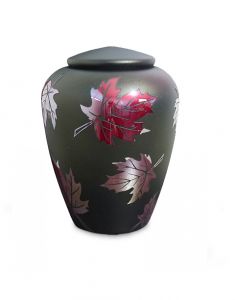 Glass funeral urn