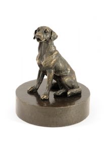 Golden Retriever urn bronzed