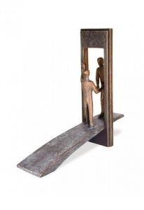 Grave Sculpture 'Farewell' – Grave Decoration – 3D, freestanding, dowel on the bottom