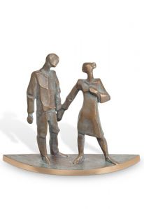 Grave Sculpture 'Couple' – Grave Decoration – 3D, freestanding, dowel on the bottom