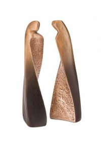 Two-Piece Grave Sculpture 'Yin Yang' – Grave Decoration – 3D, freestanding, dowel on the bottom