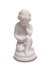 Polystone angel tombstone sculpture
