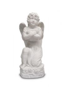 Polystone angel tombstone sculpture