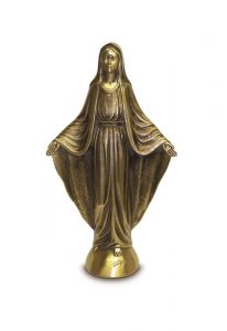 Bronzed Madonna memorial sculpture