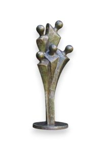 Grave memorial sculpture 'Family'