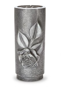 Memorial vase bronze with screws