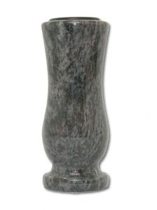 Nature stone memorial vase in different types of granite