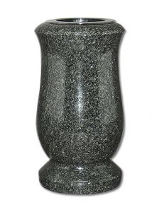 Nature stone memorial vase in different types of granite