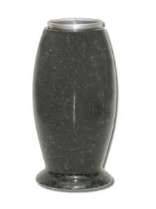 Nature stone memorial vase in different types of granite