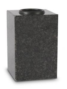 Nature stone memorial vase in different types of granite