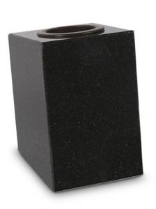 Nature stone memorial vase in different types of granite