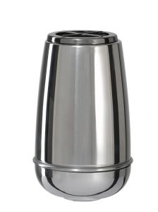 Memorial vase Stainless steel with screws