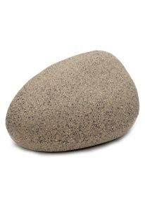 Handmade funeral urn 'boulder / rock'