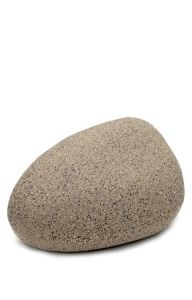 Handmade funeral urn 'boulder / rock'