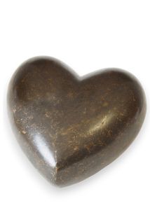 Bronze Urn for Ashes 'Heart'