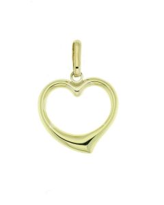 14 carat gold memorial pendant 'Heart'